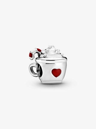 Pandora - Cocoa & Candy Cane Charm