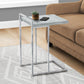 Accent Table, C-Shaped, Contemporary & Modern
