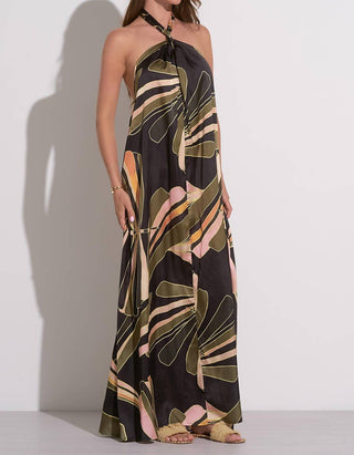 Elan - Leigh Halter Maxi Dress