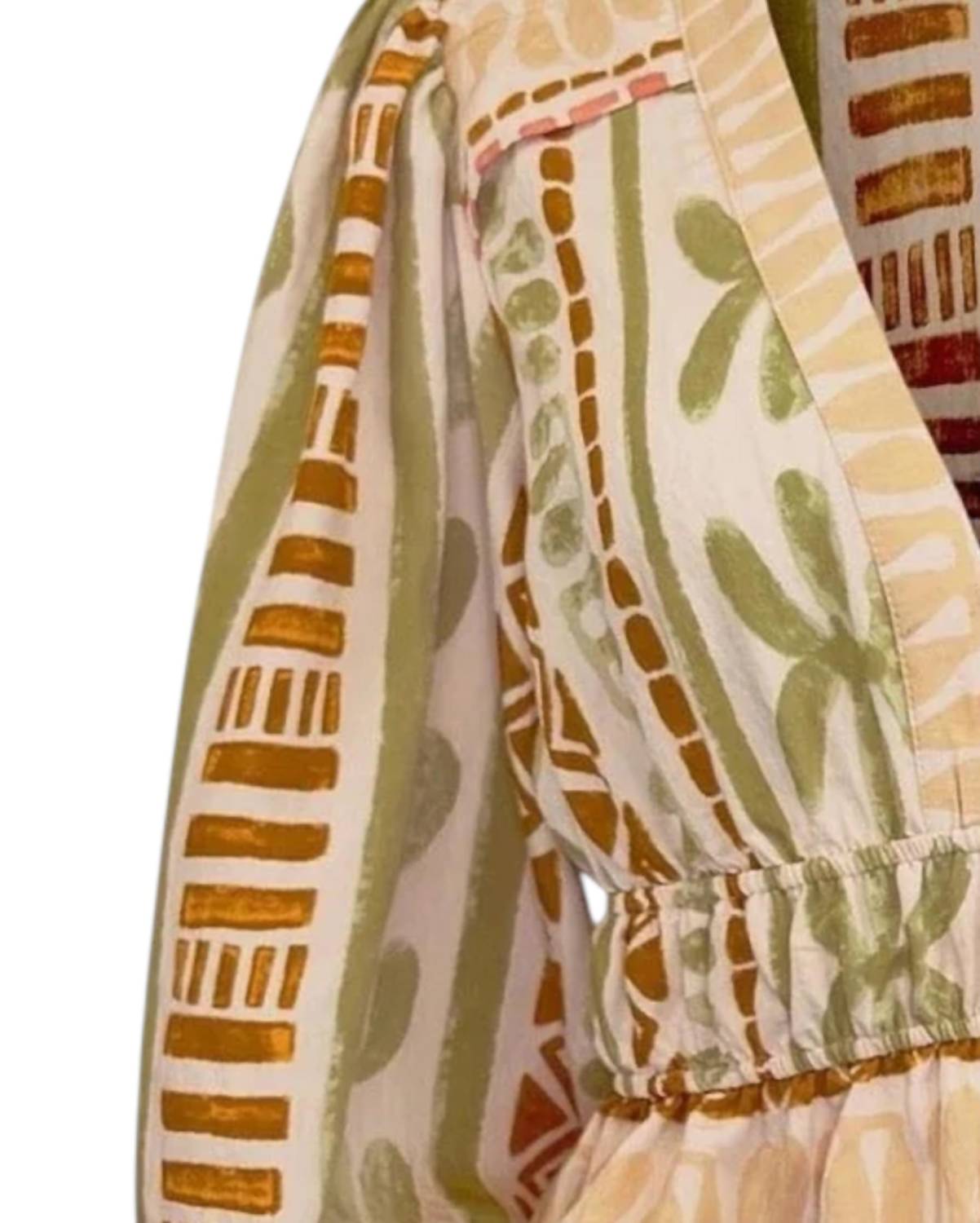 Dress Forum - Women's Bahamas Cinched Waist Flared Hem Top