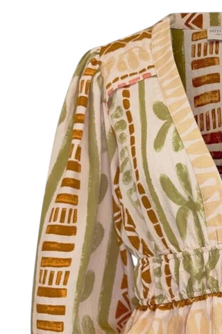 Dress Forum - Women's Bahamas Cinched Waist Flared Hem Top