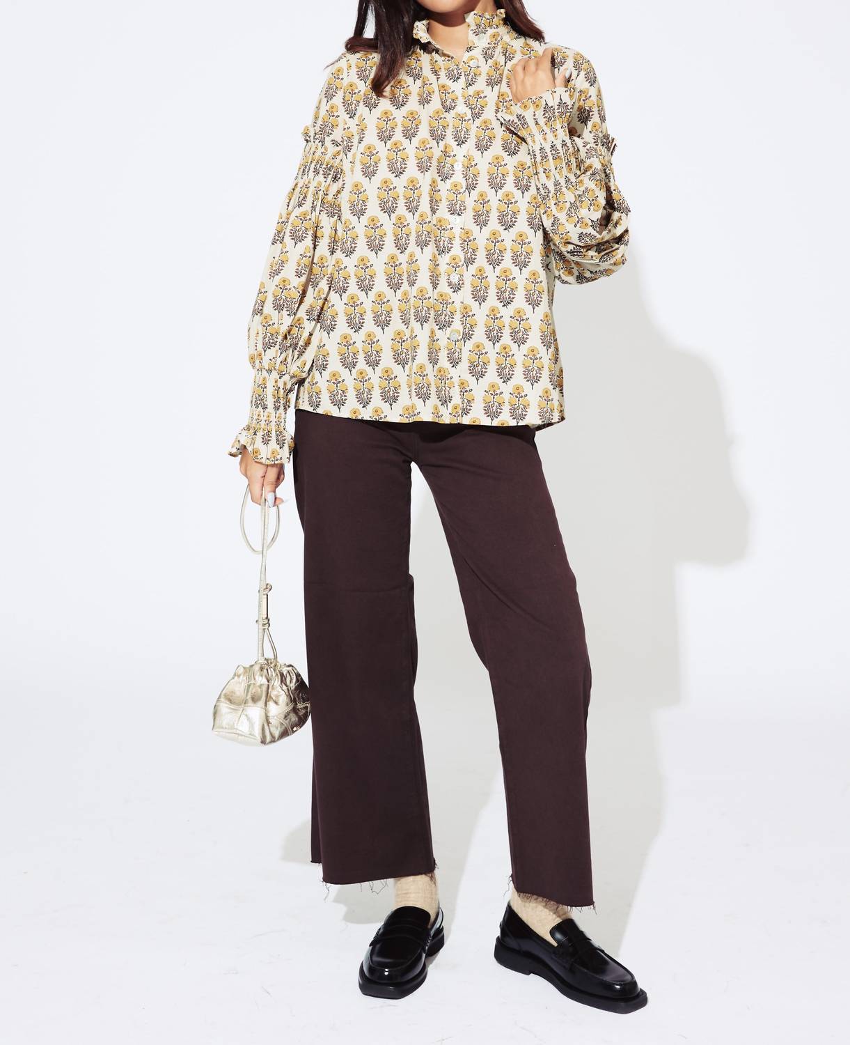 Hope For Flowers - Long Sleeve Button Down Top