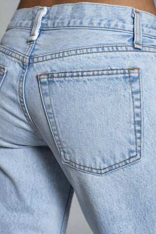Askk Ny - Low Rise Straight Leg Jeans