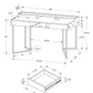 Computer Desk For Home Office, Ample Storage, Contemporary & Modern