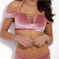Radio Fiji - Hours Crushed Velvet Mandala Bra Swim Bikini Top