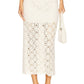 Sabina Musayev - Anaya Lace Textire Midi Skirt