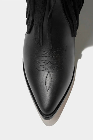 Dante Shoes - Women's Leather Fringe Boots