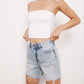 Pistola - Devin High Rise Mom Cut Off Shorts