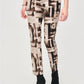 Joseph Ribkoff - Abstract Print Pull On Slim Pant