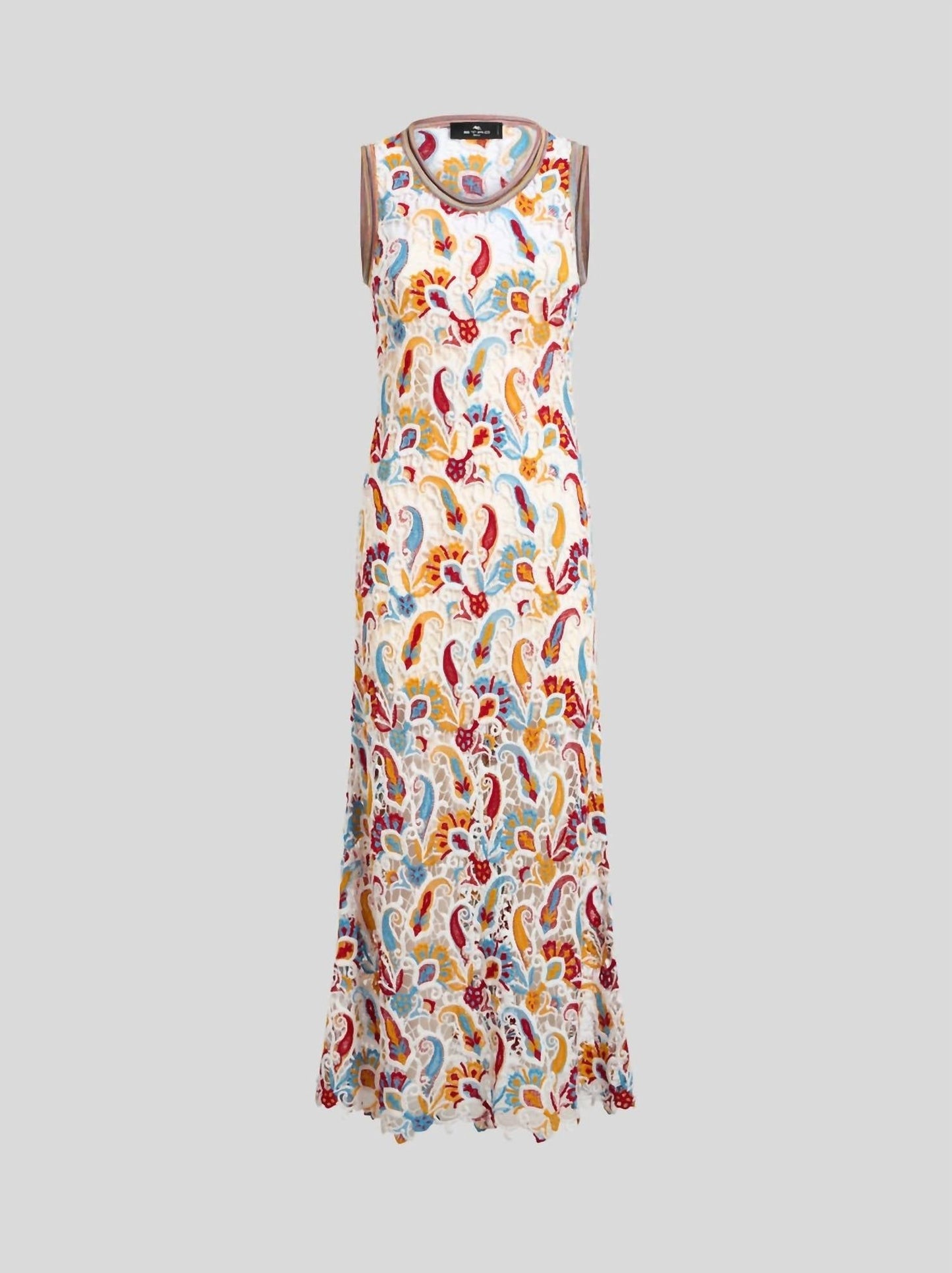 Etro - Paisley Macramé Long Dress