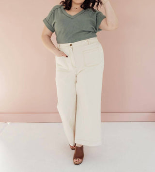 Skies Are Blue - Branbury Wide Leg Shores Jeans