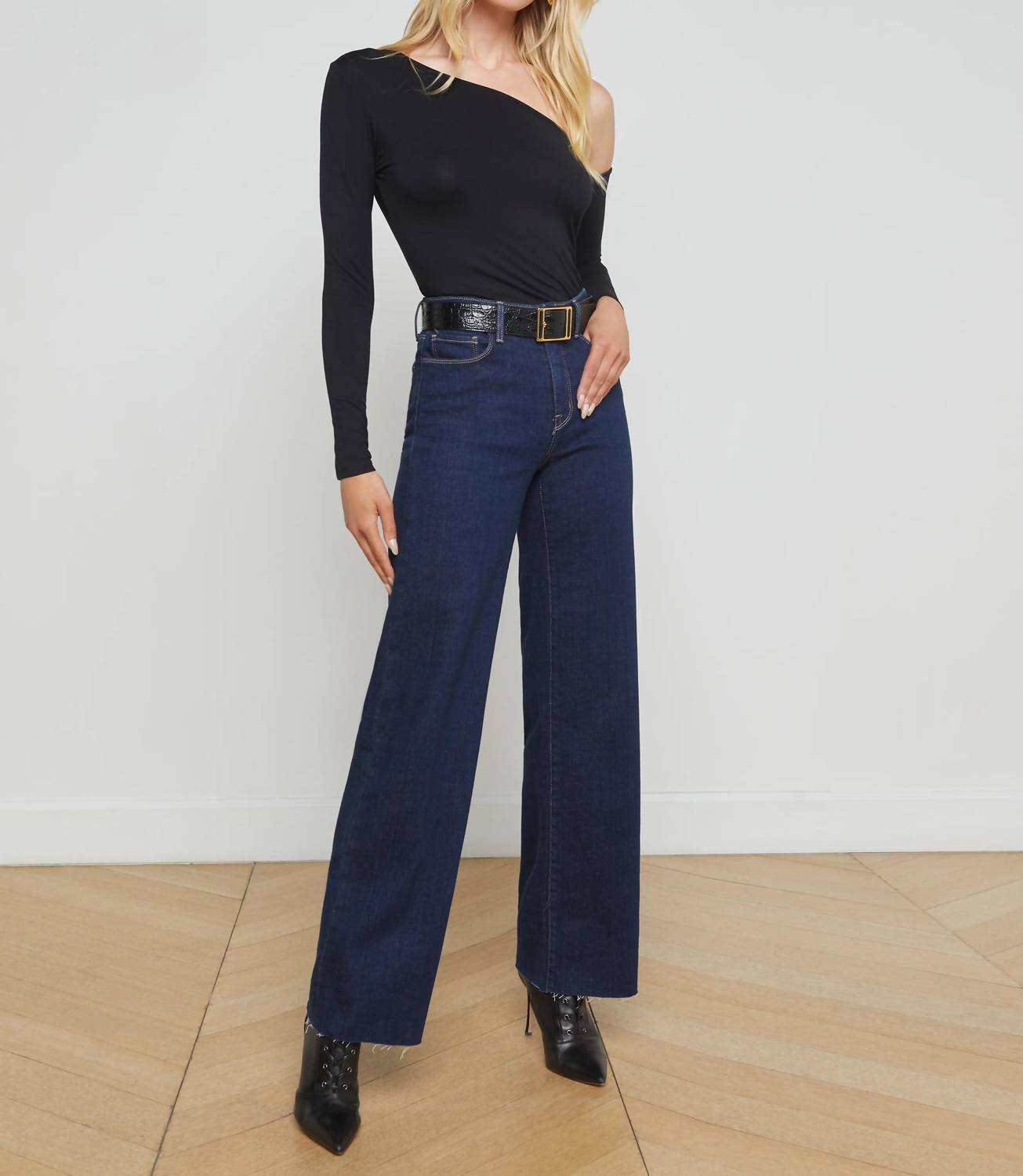 L'Agence - Scottie High Rise Wide Leg Jean