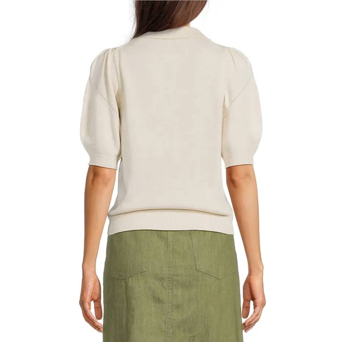 Current Air - Short Sleeve Knit Polo Top