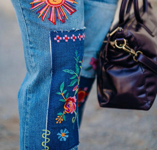 Johnny Was - Carmene Cropped Straight Jeans