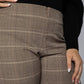 Karen Kane - Plaid Cropped Pants - Plus
