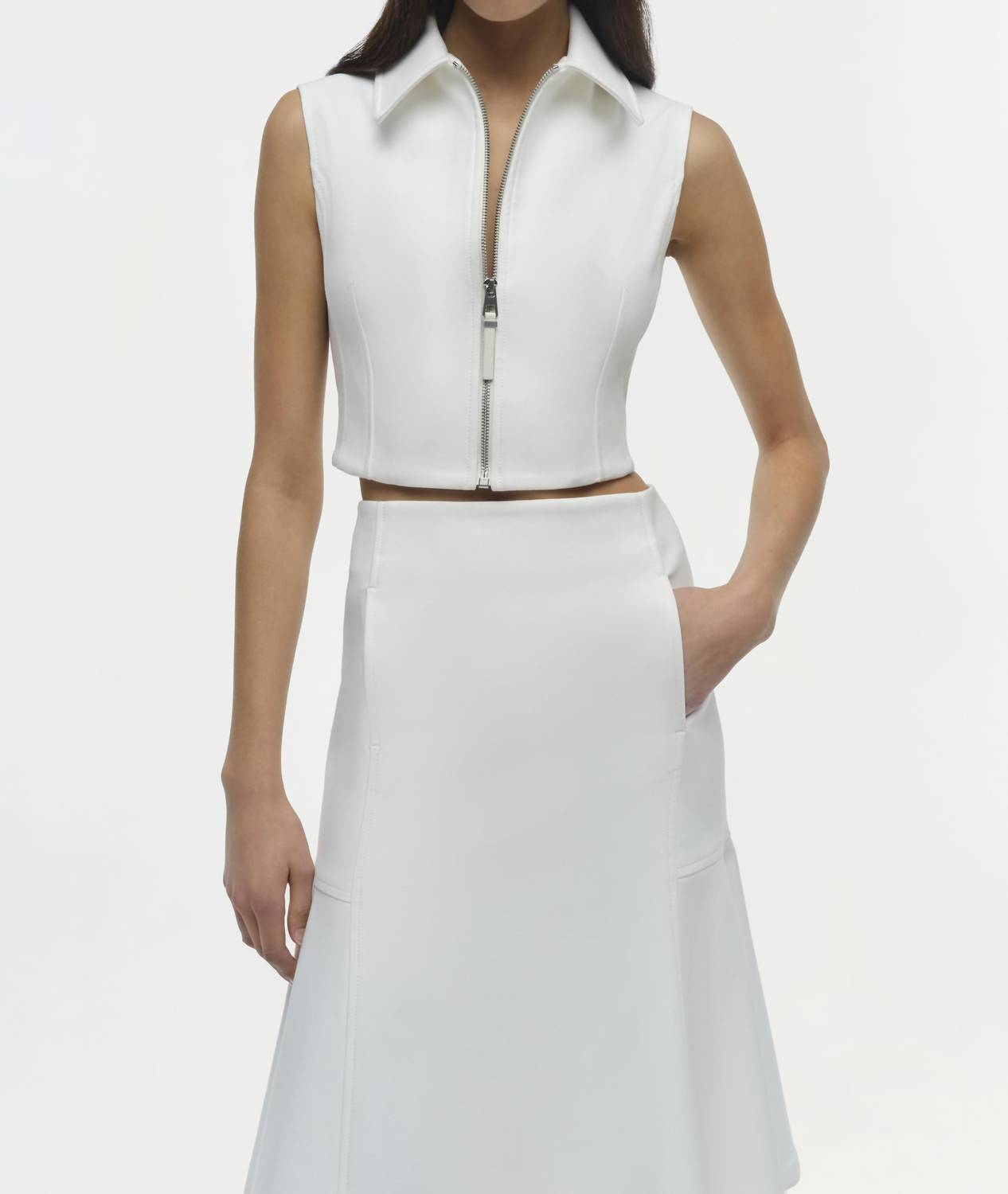 Jonathan Simkhai - Alix Zip Up Top