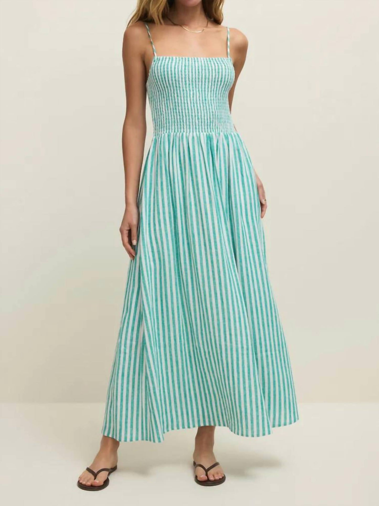 Z Supply - Bayside Stripe Linen Maxi Dress