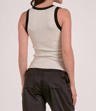 Elan - Contrast Trim Rib Tank