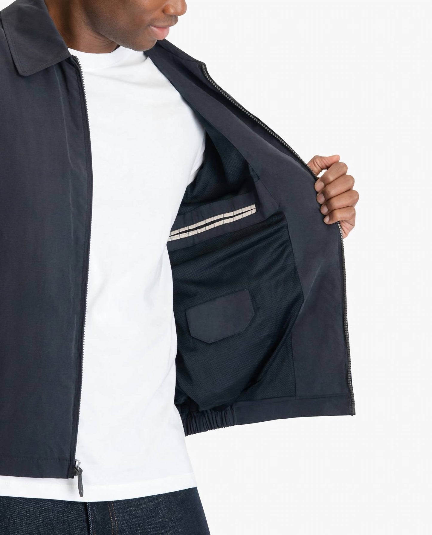 London Fog - Big Men's Auburn Light Weight Zip Front Golf Jacket