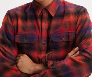 Levi'S - Jackson Worker Flannel Jonty Plaid Shirt