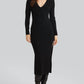 525 America - Allison Maxi Lace Up Back Dress