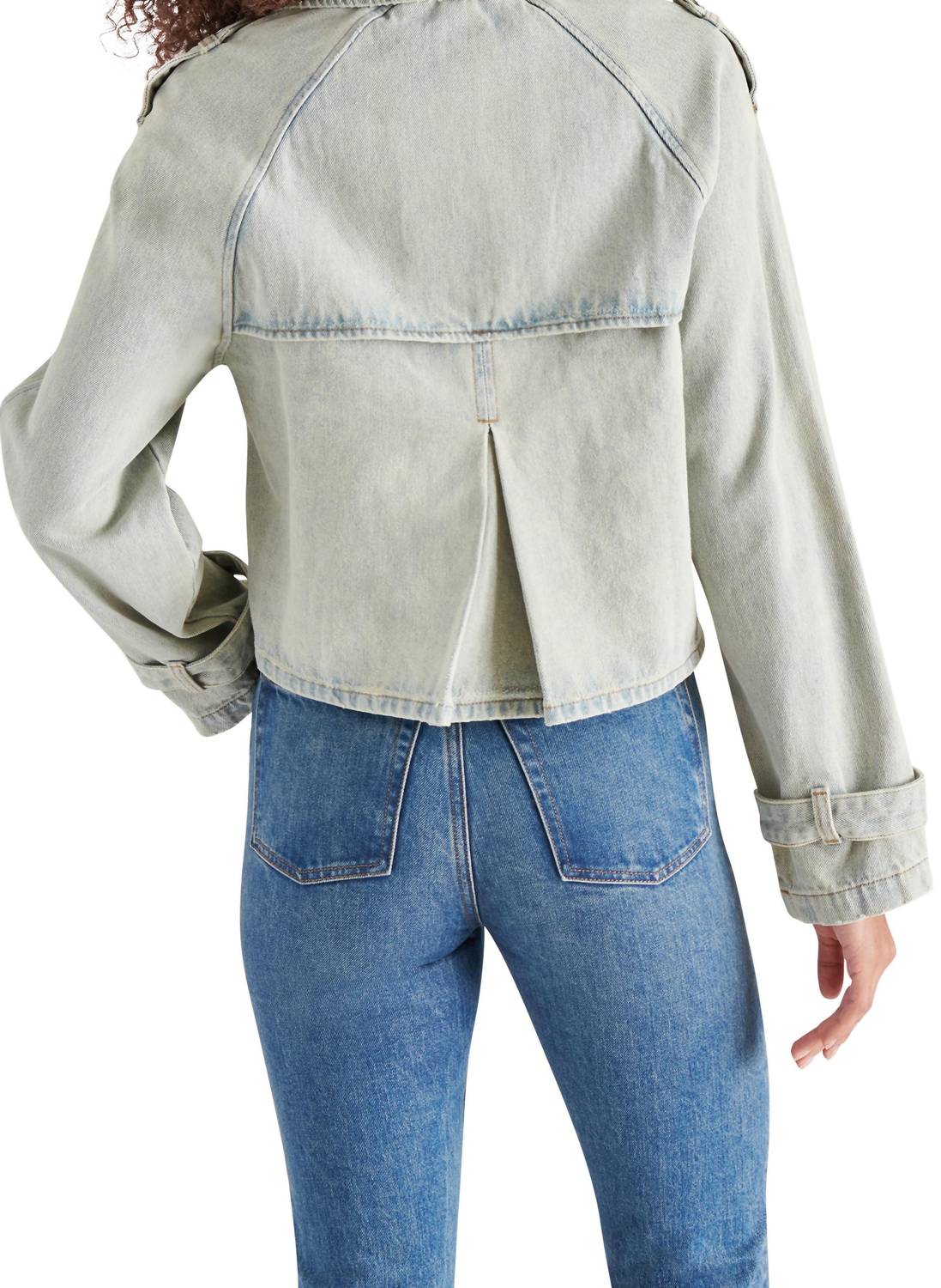 Steve Madden - Sirus Crop Denim Jacket