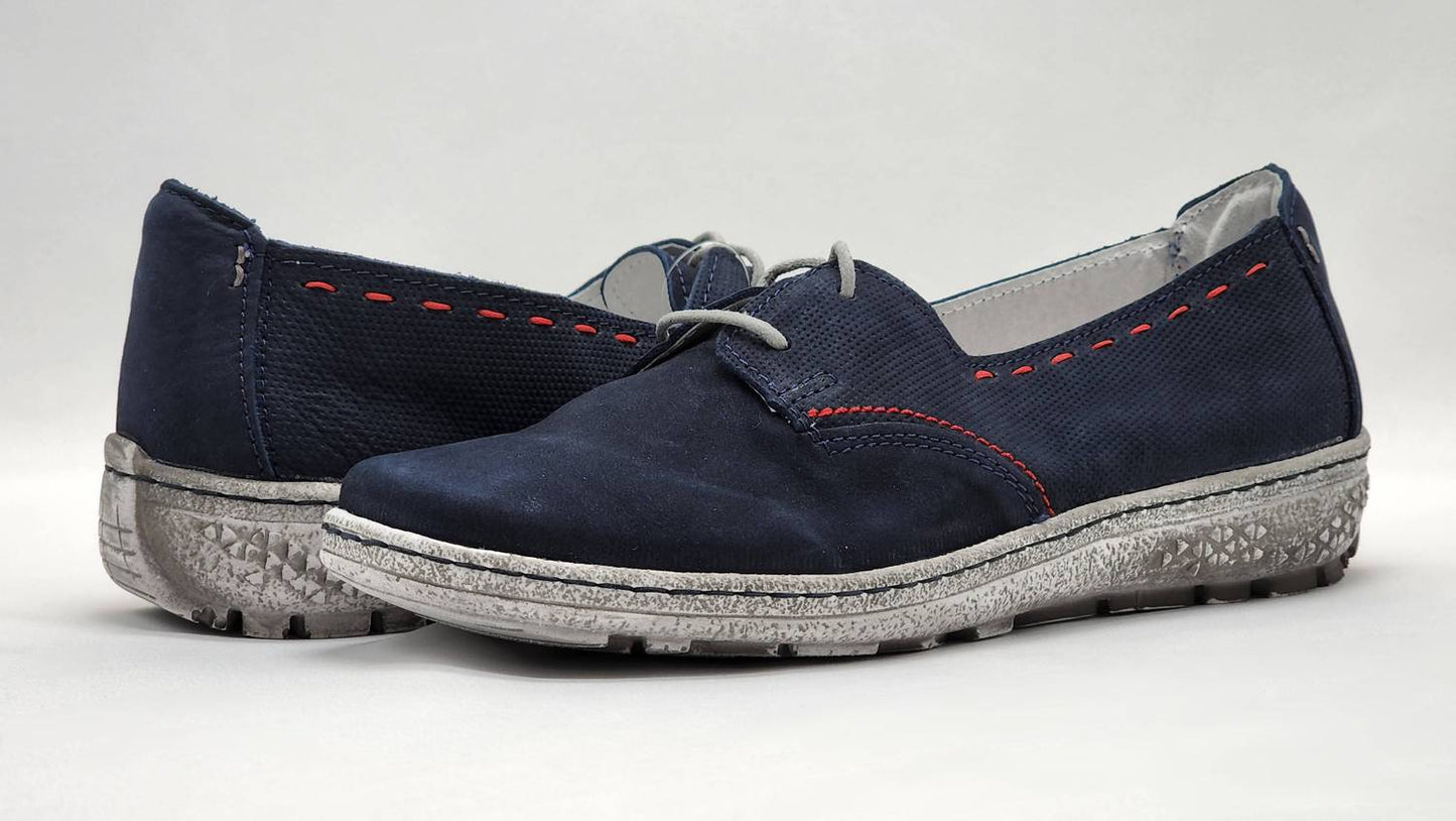 Kcr Group - Women's Lightweight Leather Low-Top Shoes