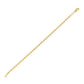 Moon Cut Bead Chain Bracelet in 14k Yellow Gold  (3.00 mm)