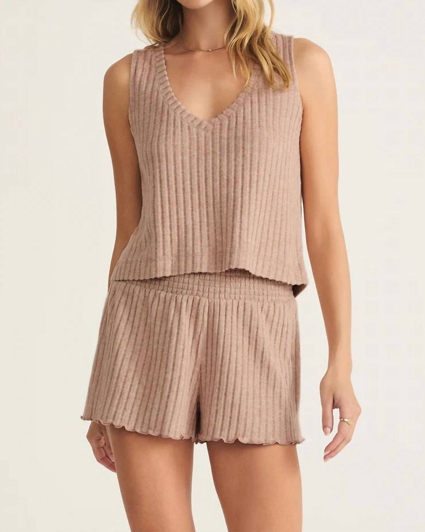 Z Supply - Sloane V-neck Rib Tank Top