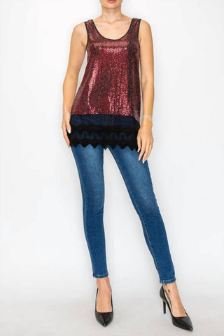 Origami - Women's Sparkly Tank Top