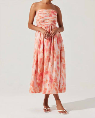 Astr - Aneesha Tie Dye Midi Dress