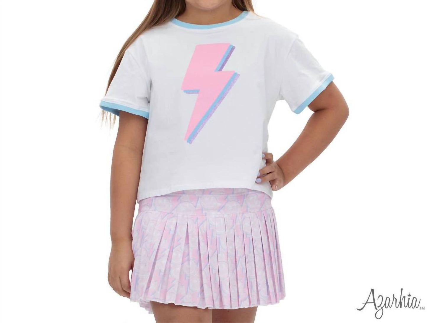 Azarhia - Lightning Bolt Ringer Tee