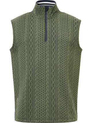 Abacus Sportswear Us - Woburn Mock Neck Half Zip Vest