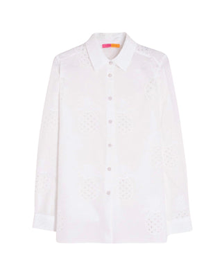 Vilagallo - Tea Pineapple Eyelet Shirt