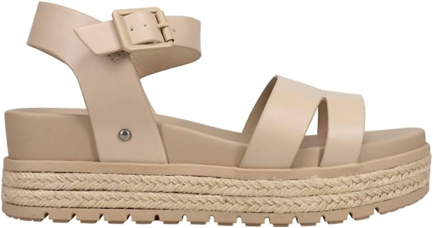 Mia - Women's Knia Ankle Strap Espadrille Platform Sandals