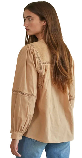 By Together - Woven Cotton Long Sleeve Shirt