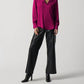 Joseph Ribkoff - Notched Collar Satin Blouse