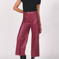 Another Love - Sparkle Wide Leg Leather Pants