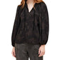 Grade & Gather - Jacquard Flower Blouse