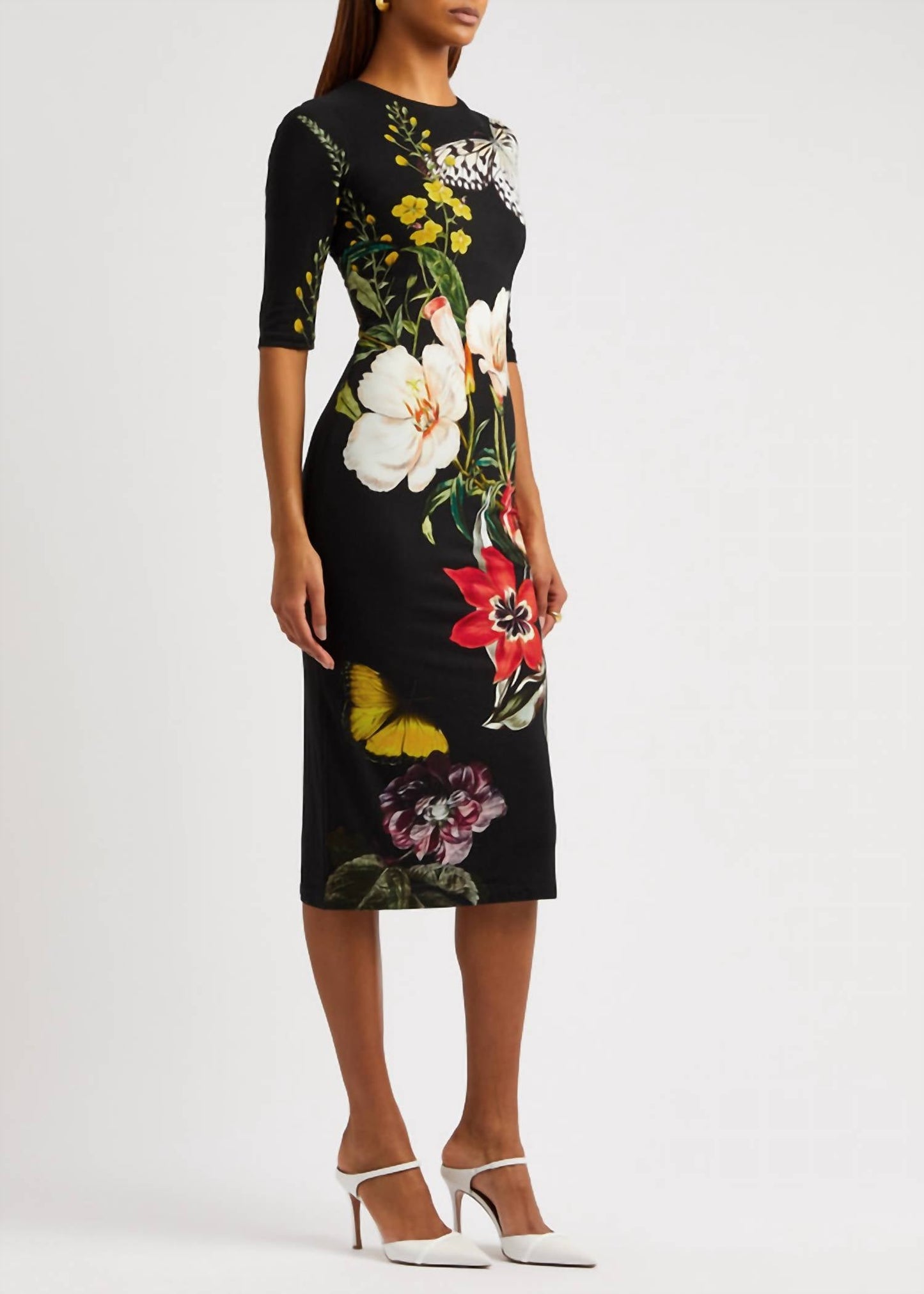 Alice + Olivia - Delora Midi Dress