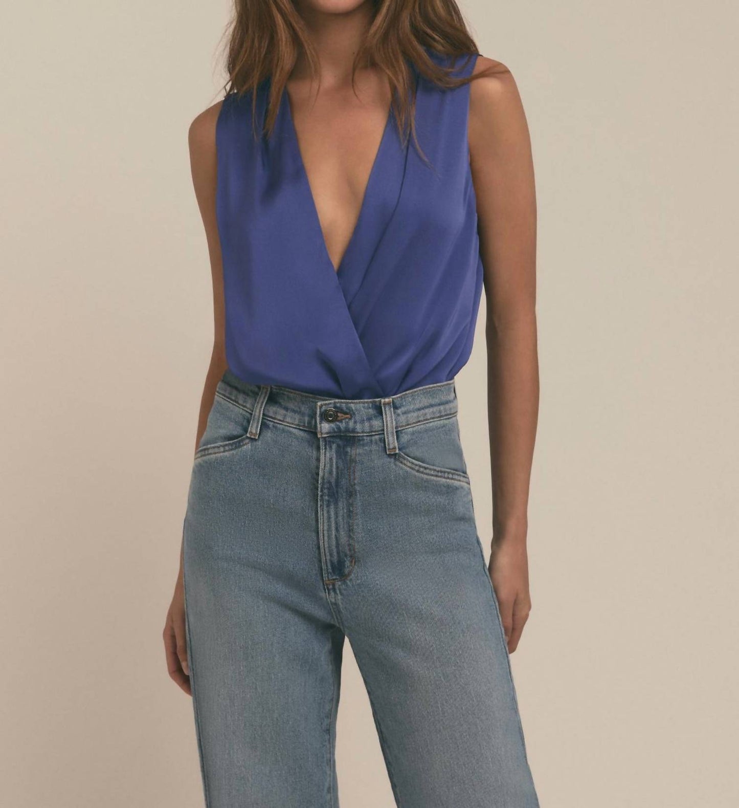 Favorite Daughter - Sleeveless Date Blouse Bodysuit