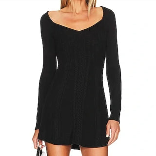 Free People - Small World Mini Sweater Dress