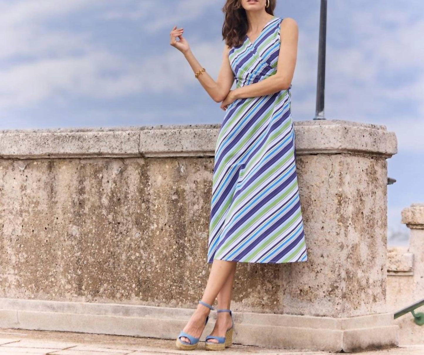 Jude Connally - Easton V-neck Maxi Dress