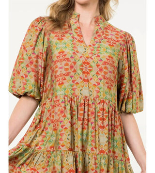 Thml - Puff Sleeve Print Dress