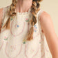 &Merci - Embroidered Babydoll Top