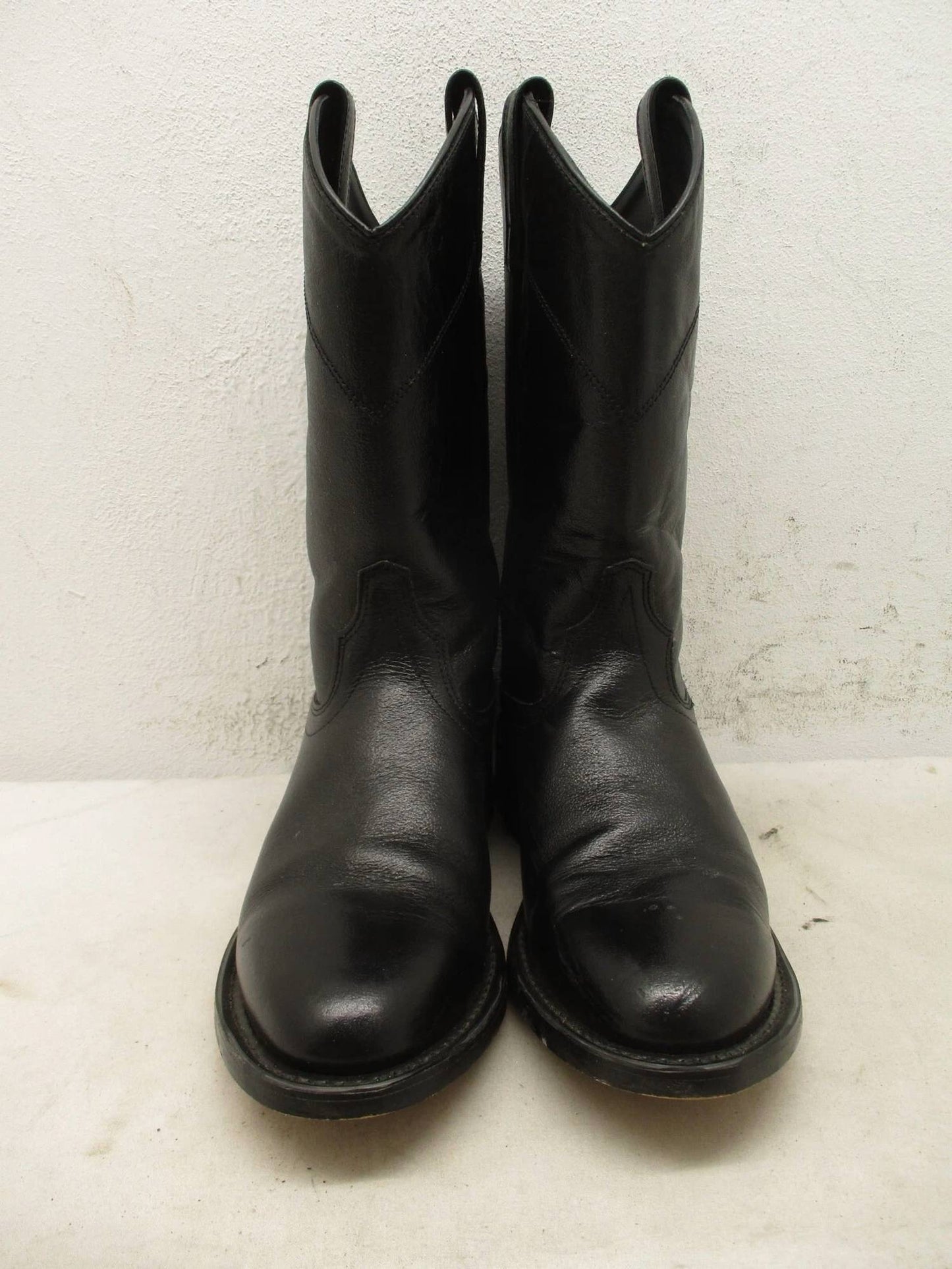 Old West - Women's Leather Roper Style Cowboy Boots