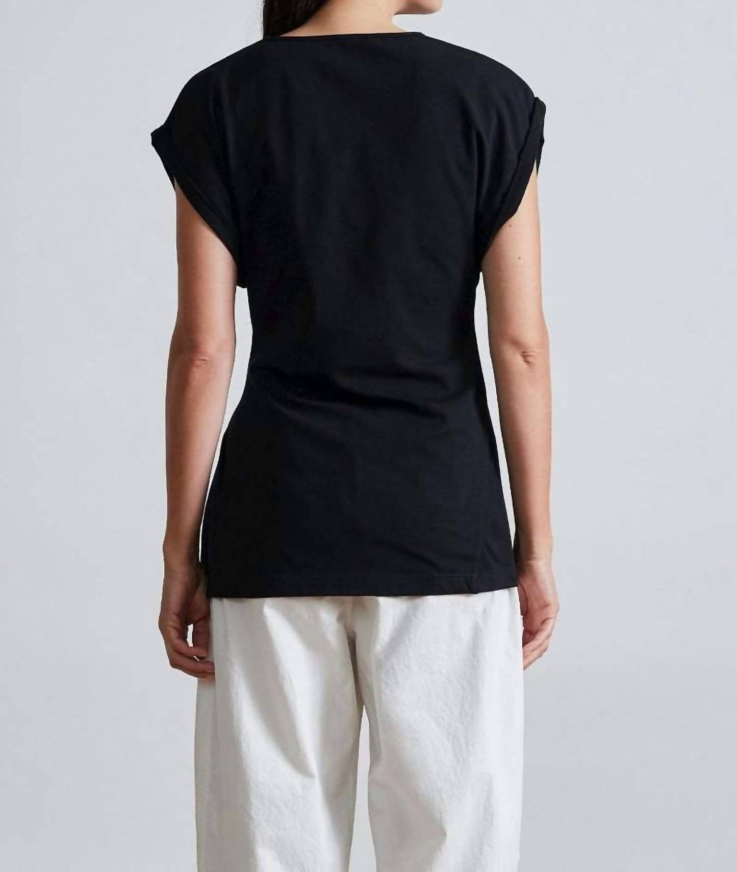 Apiece Apart - Asymmetric Crew Neck Tunic Top