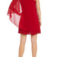 R&M Richards - One Shoulder Short Evening Dress