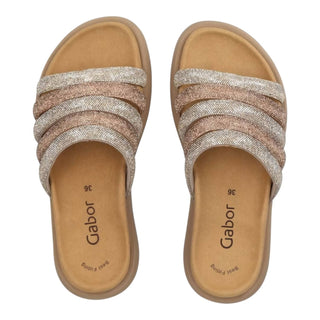 Gabor - Women's Abbott Metallic Slide