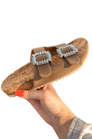 Ccocci - Women's Jeweled Slide Sandal